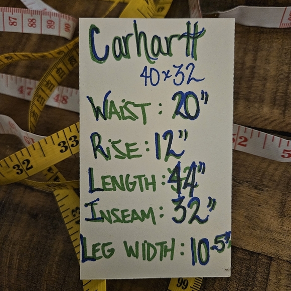 Mens Navy Carhartt Cargo Pant - Picture 13 of 13